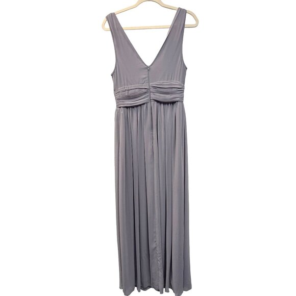 Ever Pretty NWT Gray Chiffon Fit and Flare Special Occasion Gown - Picture 9 of 11